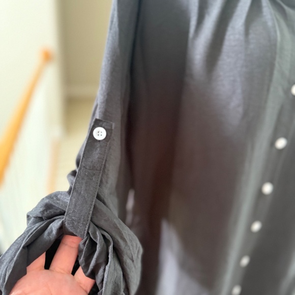 Women's Plus Dress, Button Down, Adjustable Sleeves, Size 5X - Picture 10 of 11